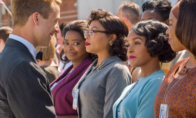 Photo de Katherine Johnson agée lors d'une interview