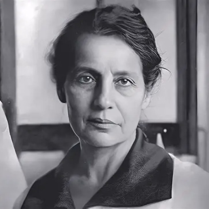 Photographie de Lise Meitner (sur qui est consacré le site suivant)